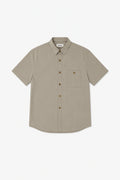Chemise unie gris beige