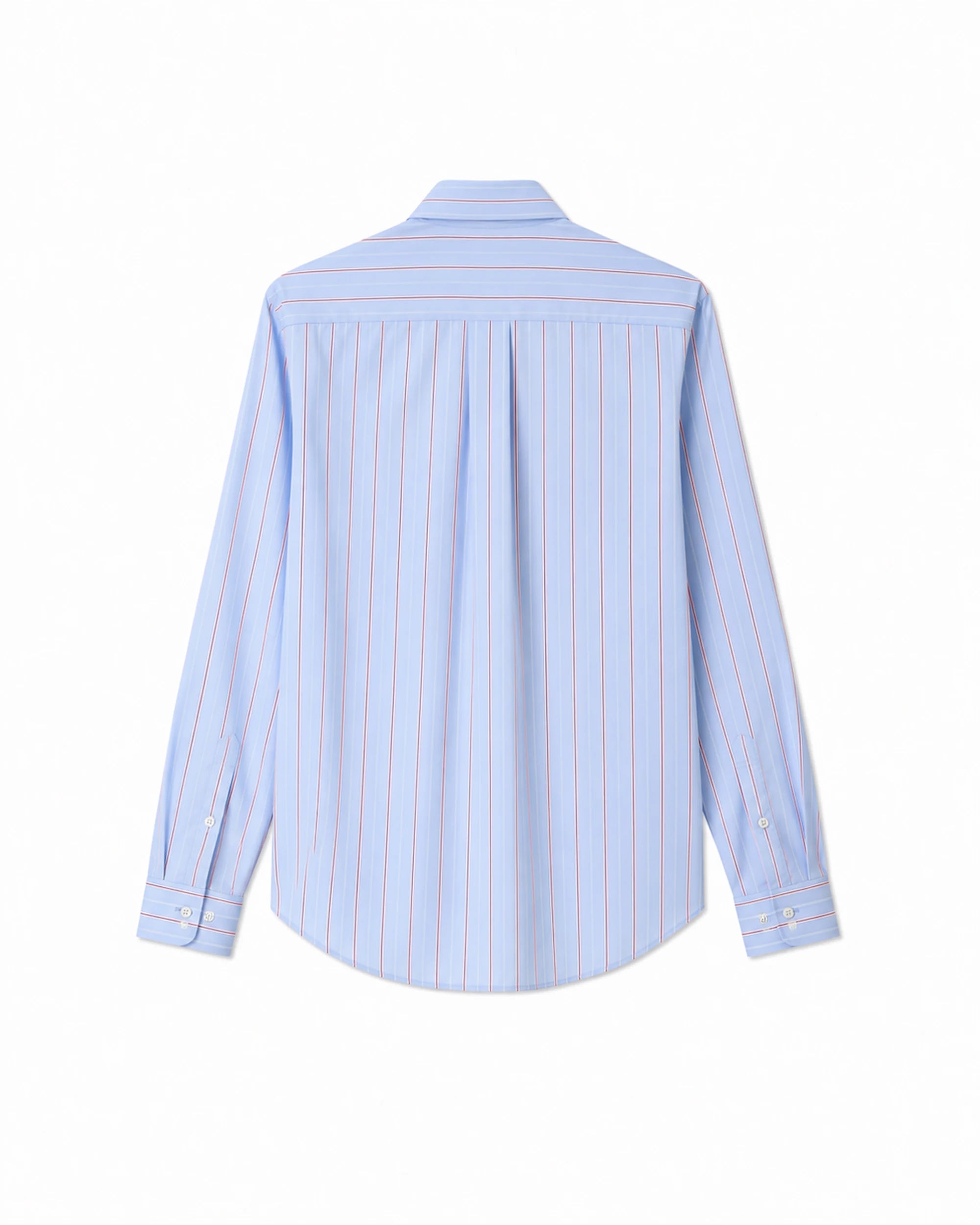Chemise bleue rayée