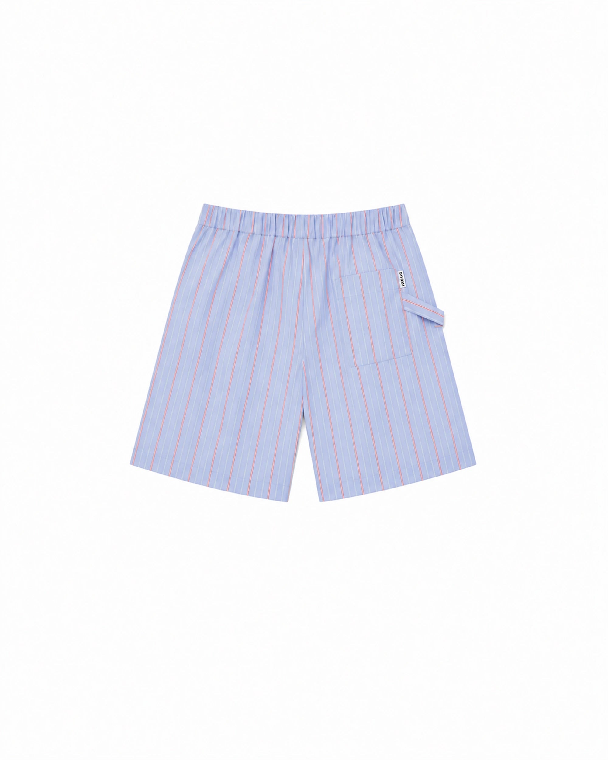 short coton rayé