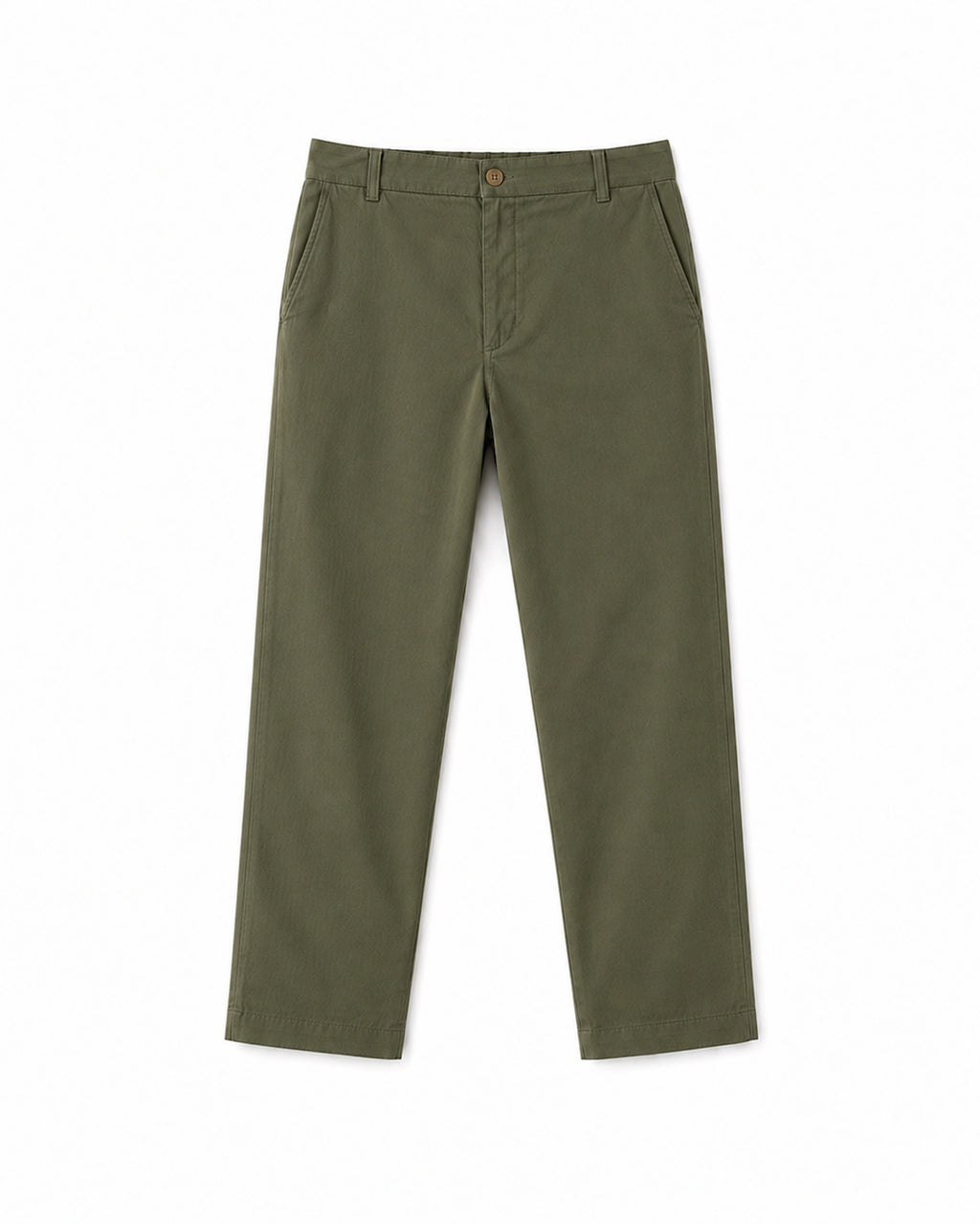 Pantalon droit kaki