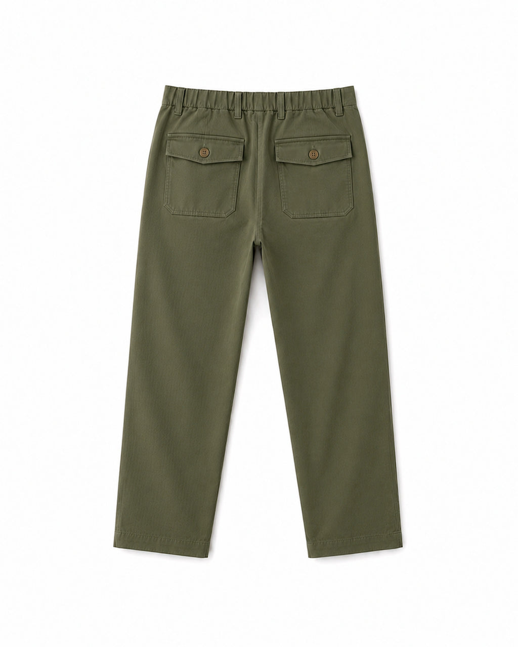 Pantalon droit kaki
