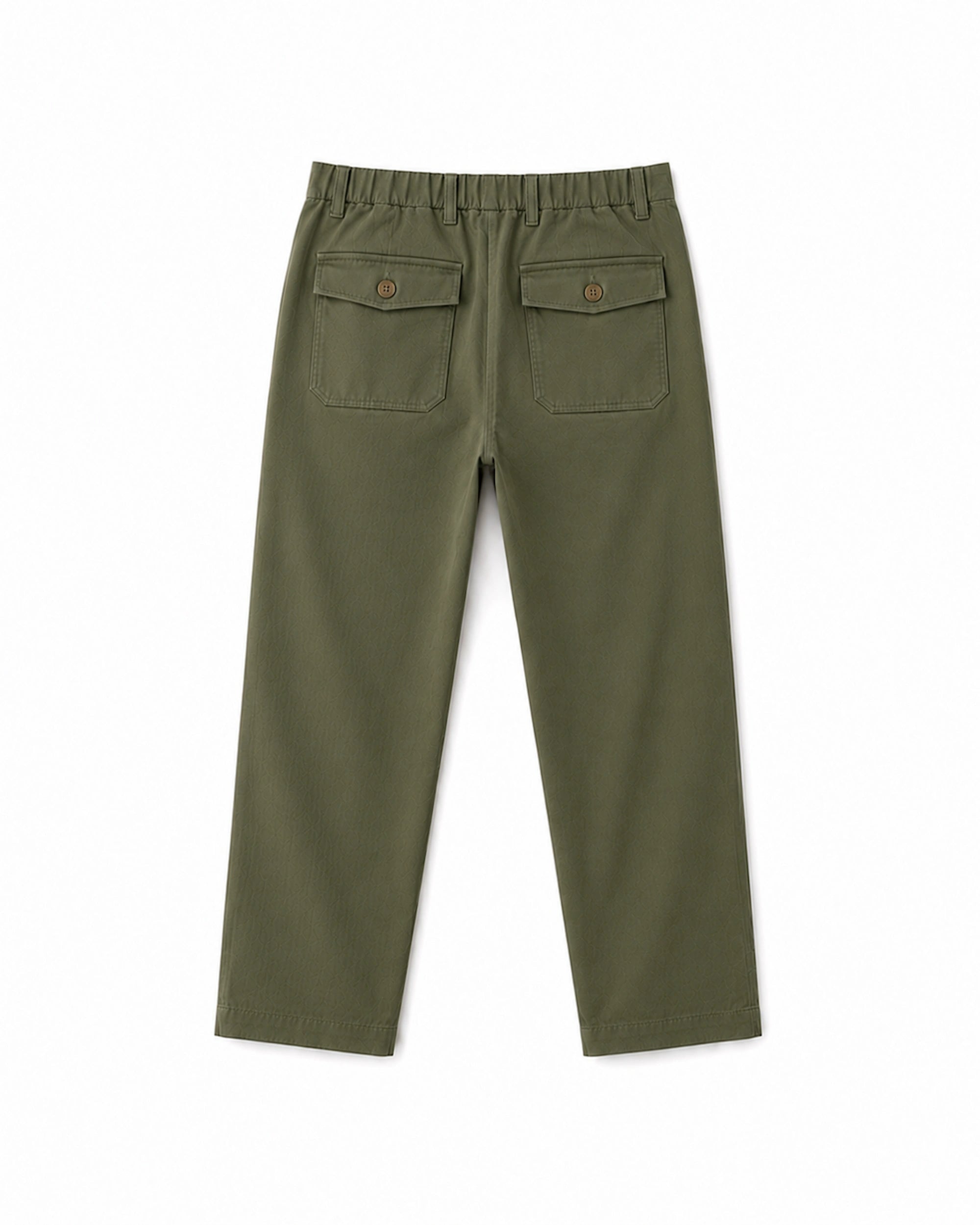 Pantalon droit kaki