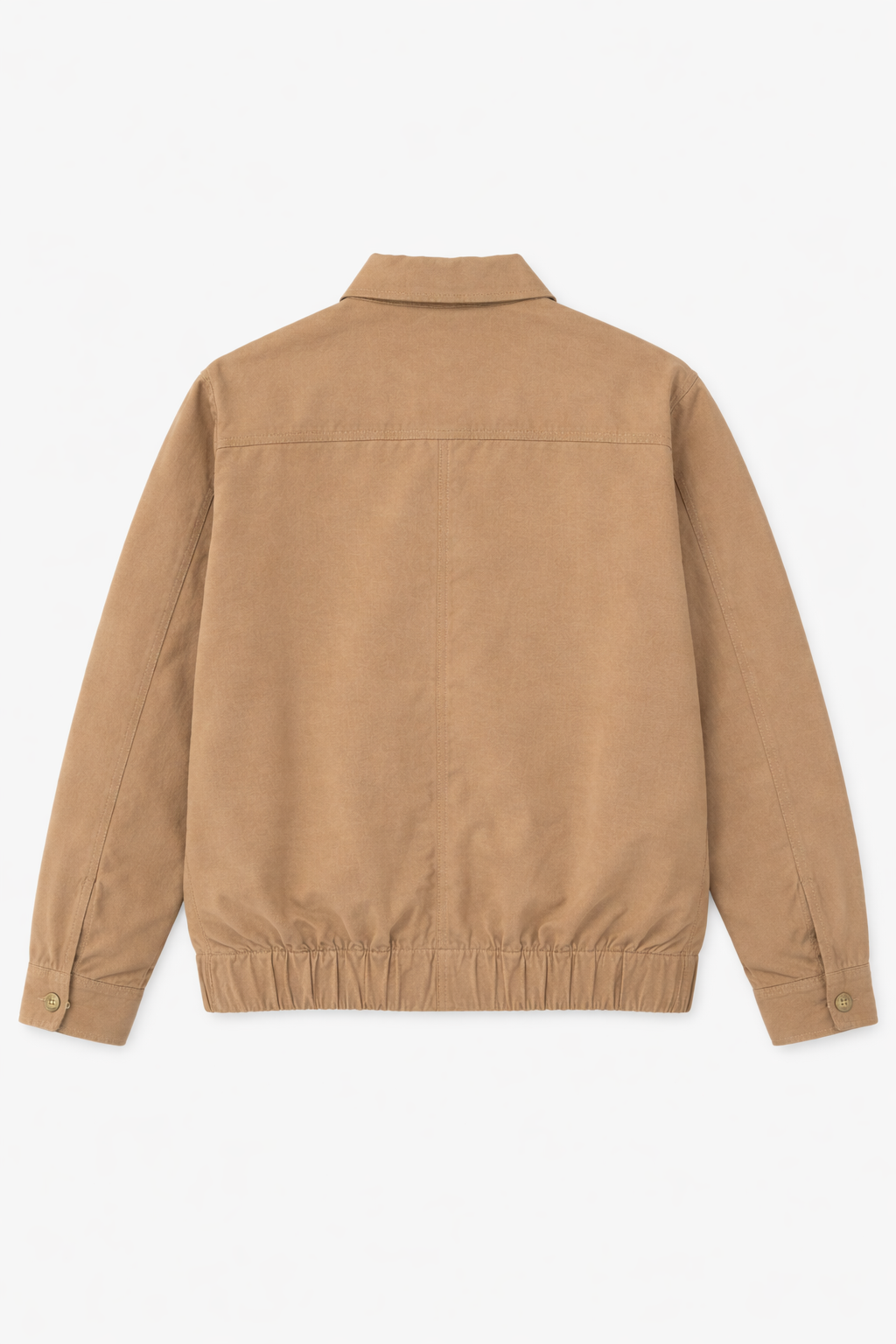 Veste bomber beige homme meus paris avec taille élastiquee vue dos 