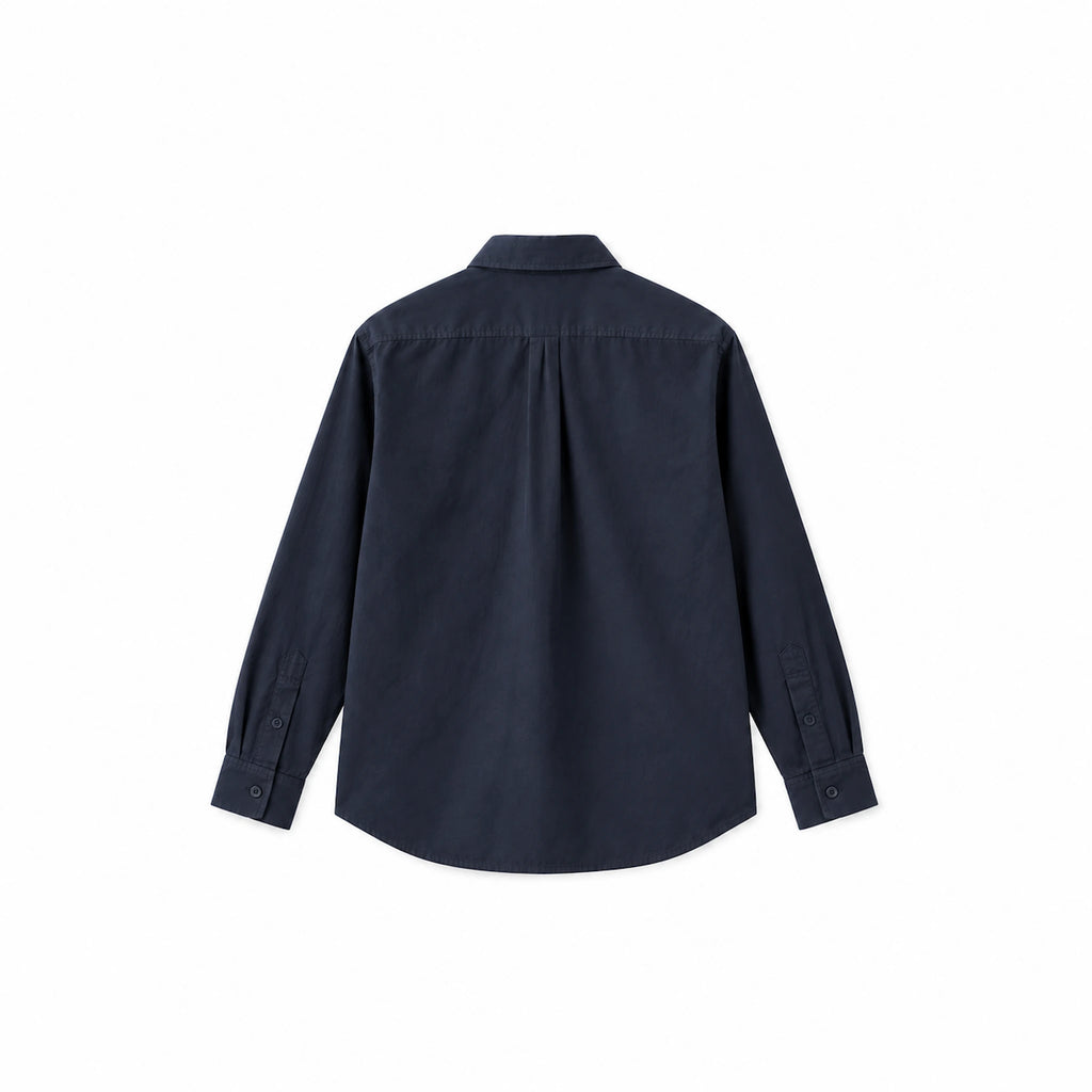 Chemise ample bleue marine