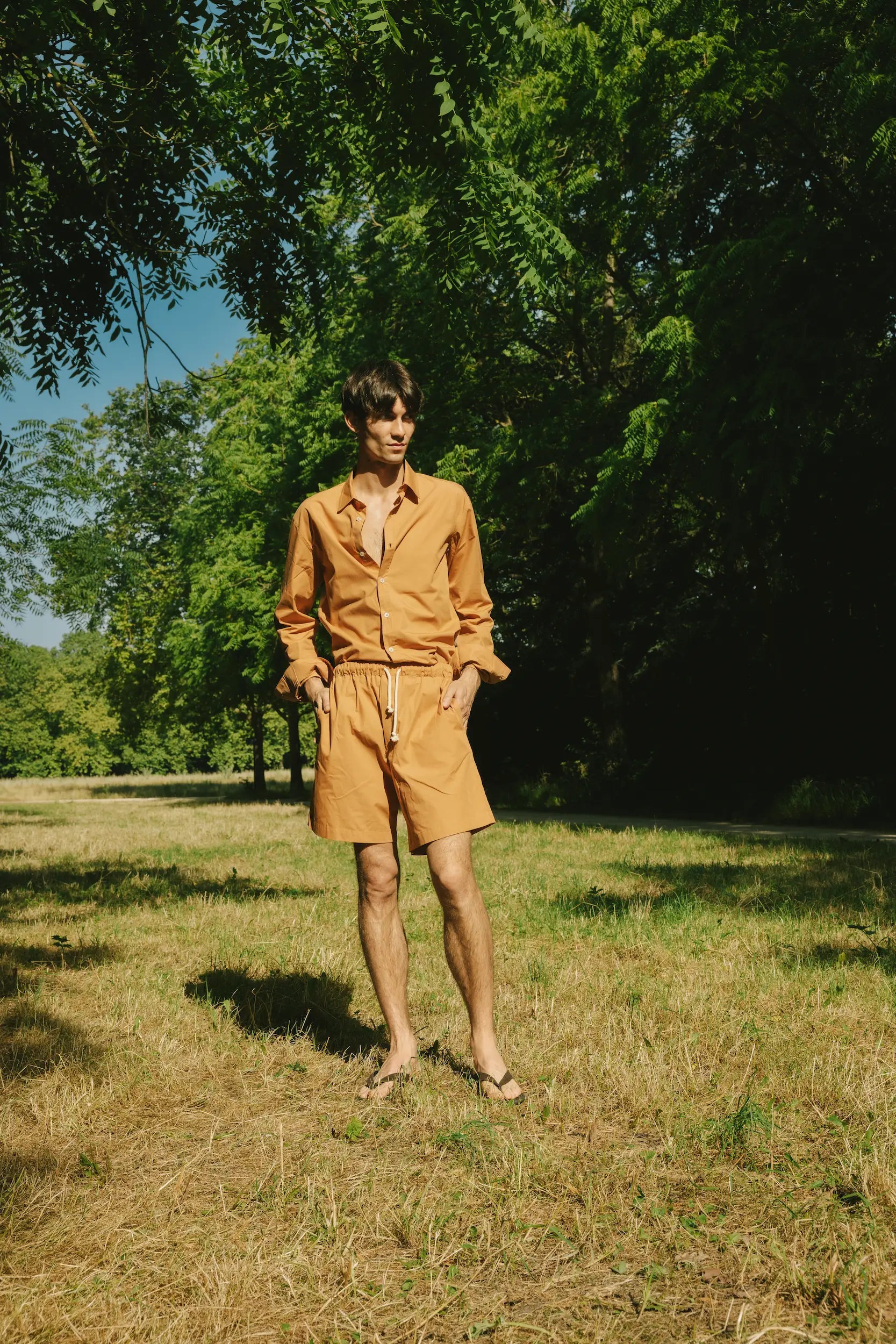 Chemise terracotta