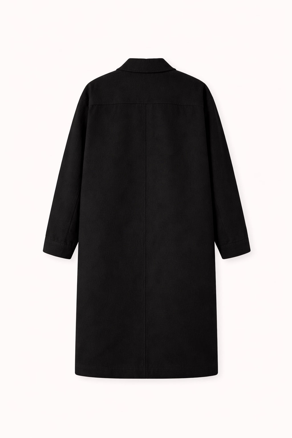 manteau noir homme oversize meus paris vue dos