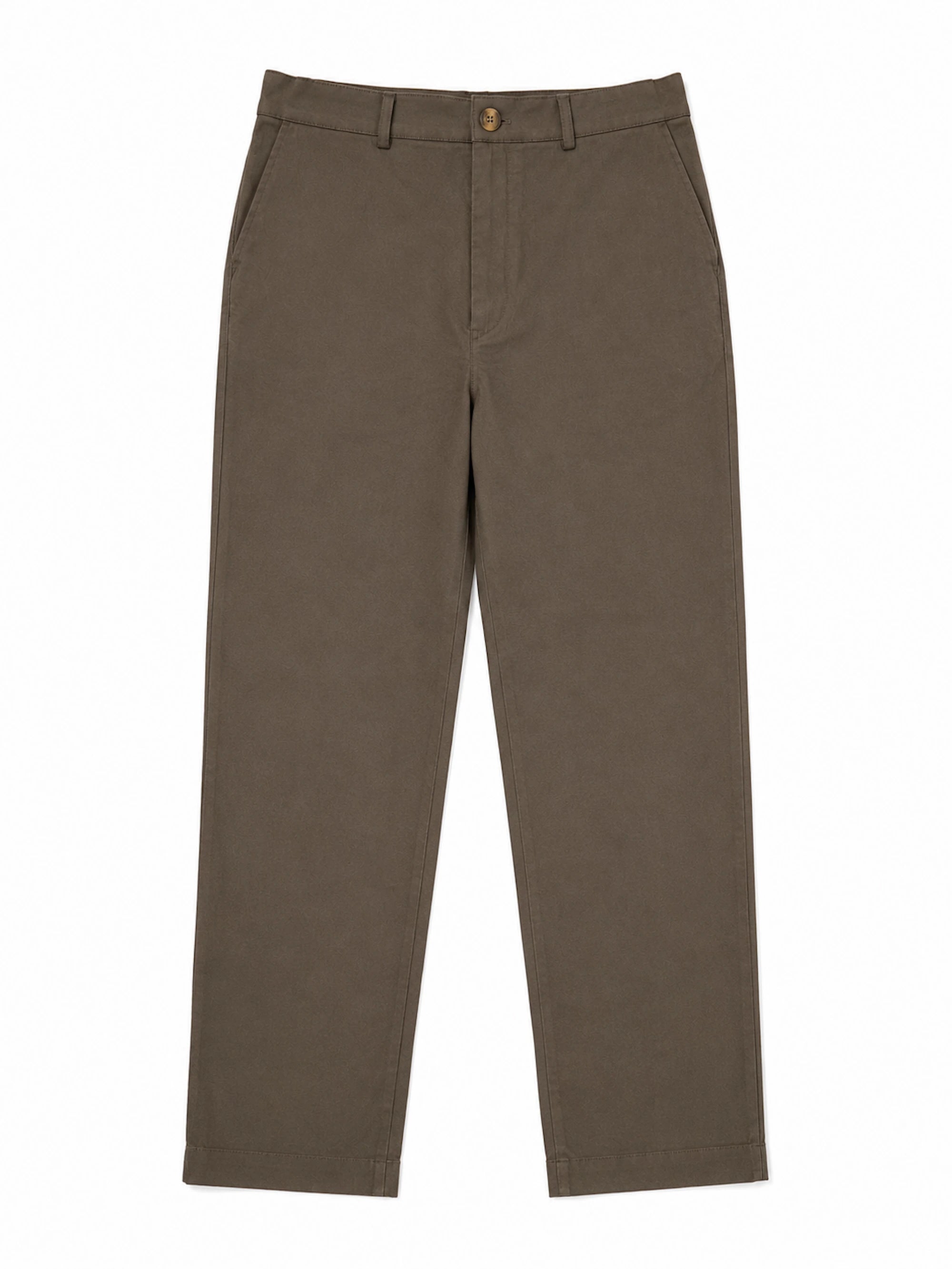 Pantalon droit kaki