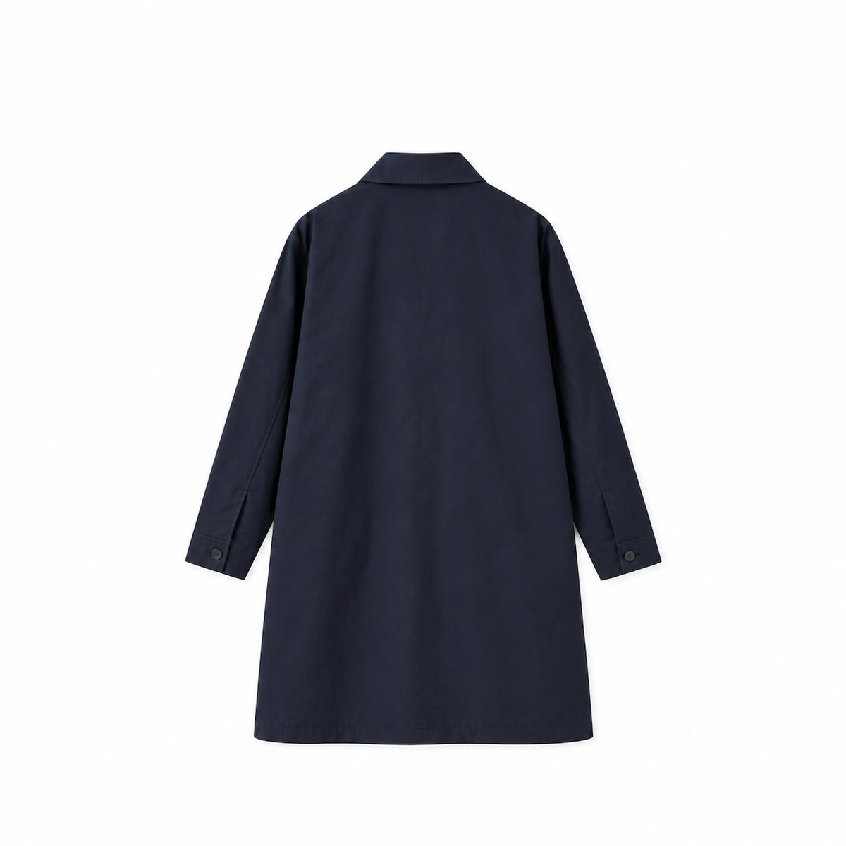 Manteau surtaillé bleu marine