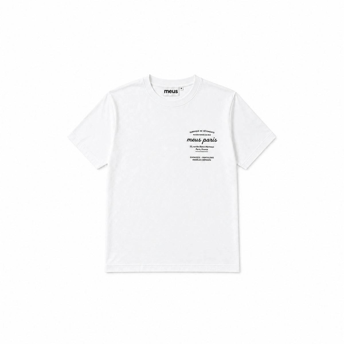 T-Shirt blanc logo