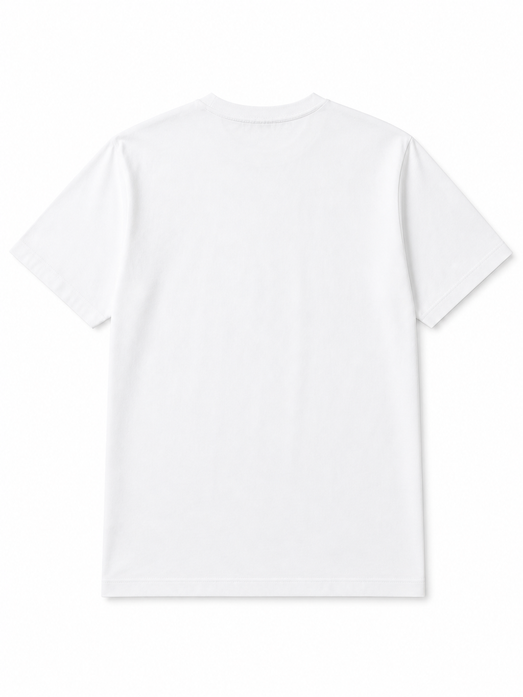 t shirt blanc coton homme  meus paris vue dos